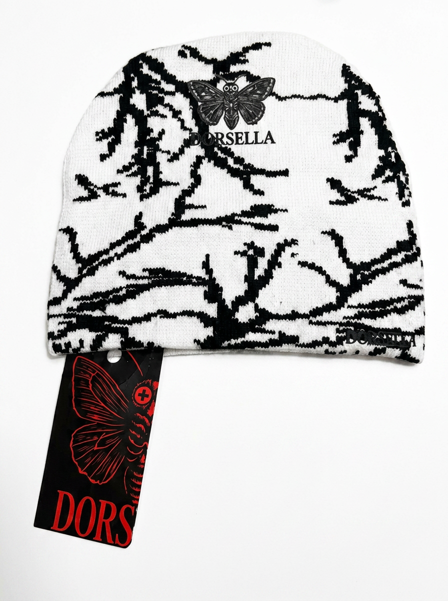 LBX50 WHITE LIGHTNING BEANIE